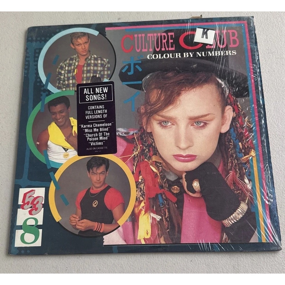 Culture Club – Colour by Numbers 1983, OG Shrink Wrap + Hype Stickers VG++